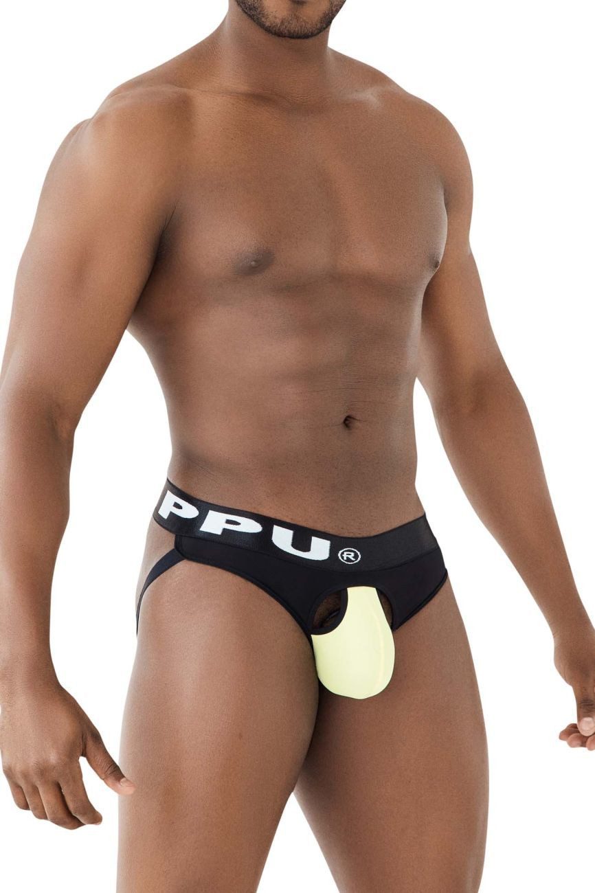 PPU Yellow 2307 Ball Lifter Jockstrap