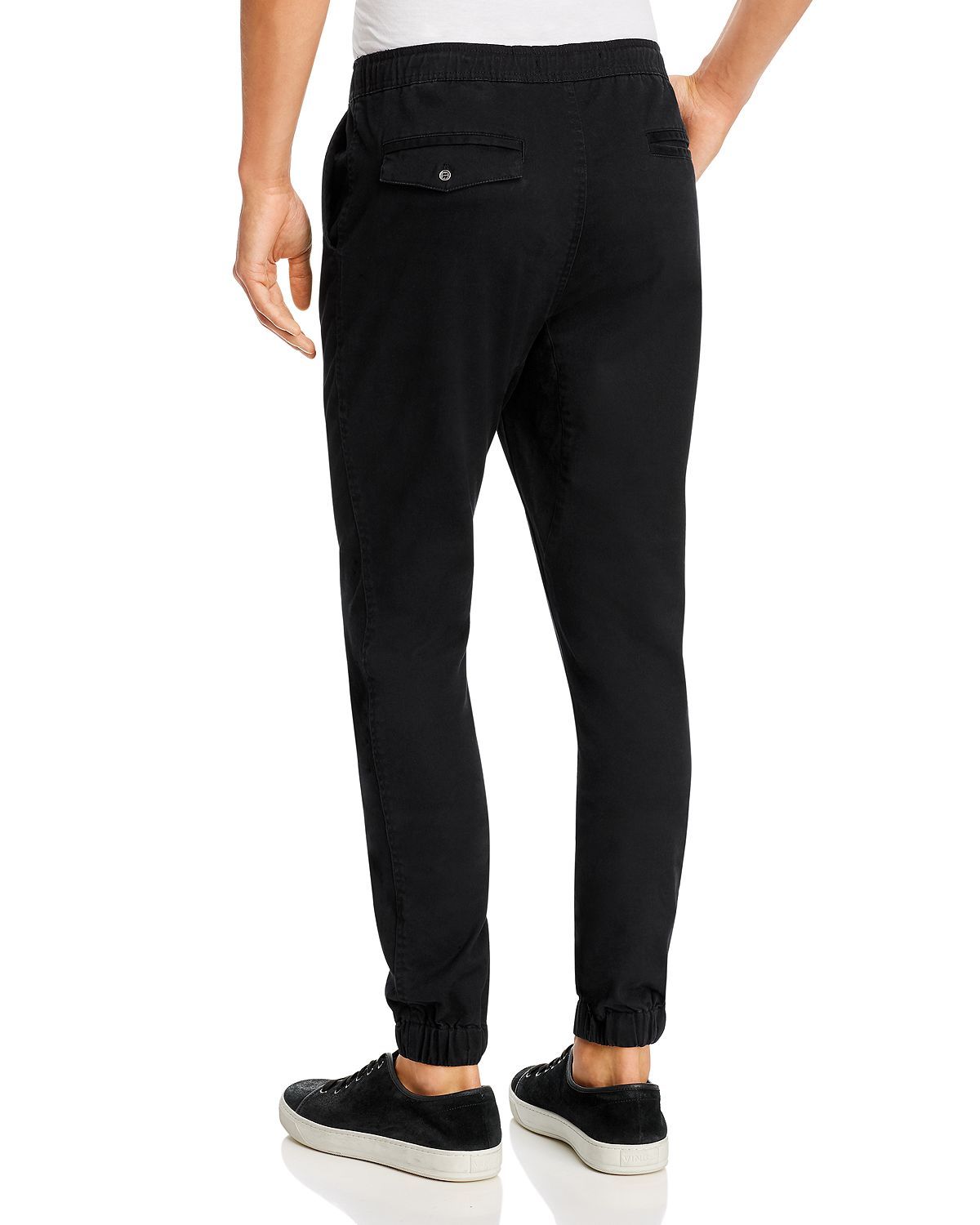 Pacific & Park Core Twill Slim Fit Jogger Pants Black