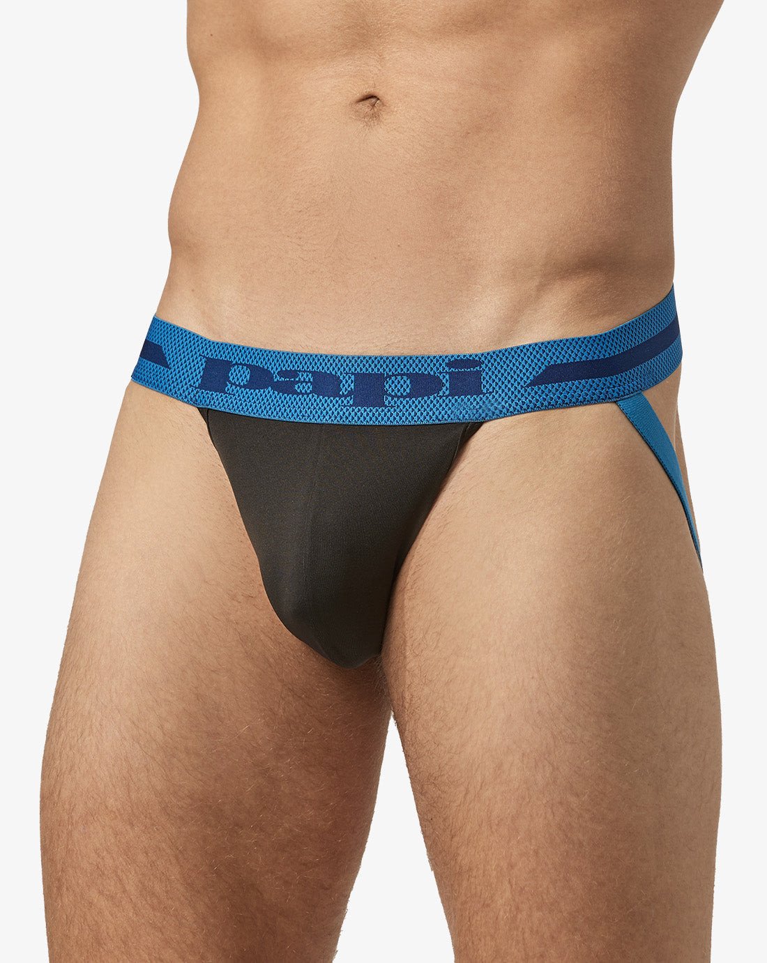 Papi Alloy and Black 2-Pack Microfiber Jockstraps