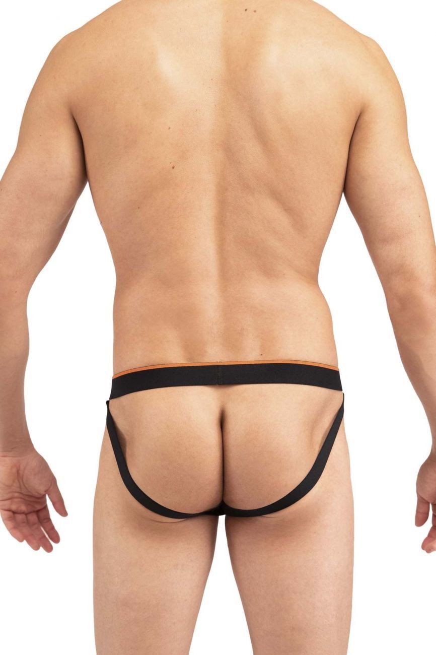 Papi Black And Orange UMPA006 2PK Jockstraps