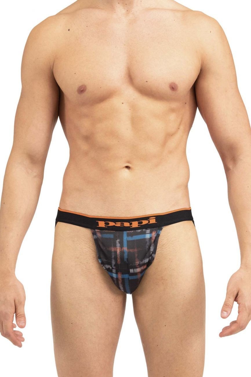 Papi Black And Orange UMPA006 2PK Jockstraps