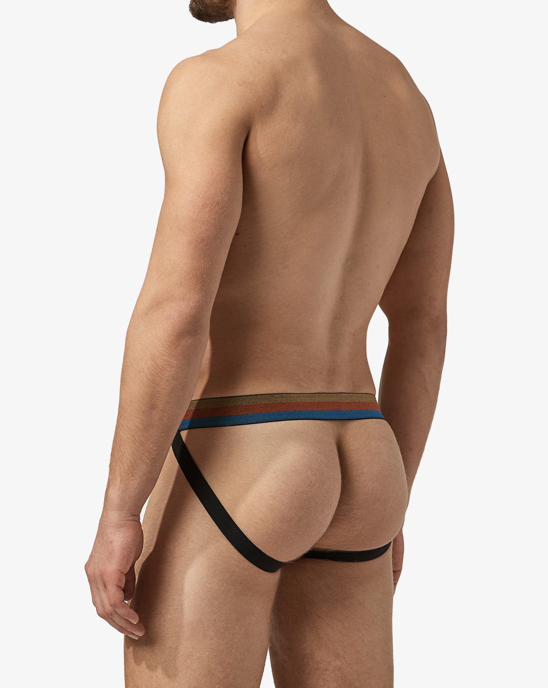 Papi Sodalite and Black 2-Pack Cotton Jockstraps