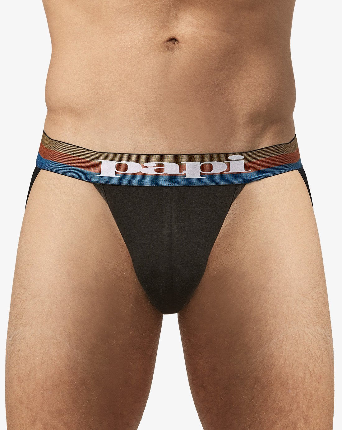 Papi Sodalite and Black 2-Pack Cotton Jockstraps