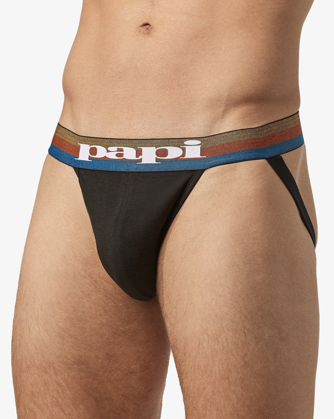 Papi Sodalite and Black 2-Pack Cotton Jockstraps