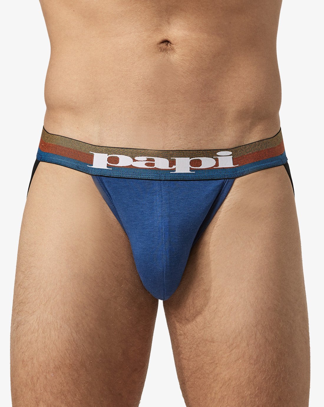 Papi Sodalite and Black 2-Pack Cotton Jockstraps