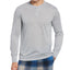 Perry Ellis Portfolio Henley Long-sleeve Pajama Shirt Grey