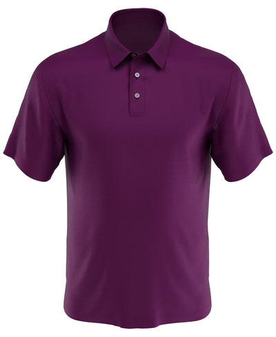 Pga Tour Birdseye Polo Shirt Plum Caspia