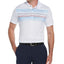 Pga Tour Engineered Stripe Polo Bright White