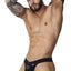 Pikante Black PIK 1099 Clandestine Velvet Thong