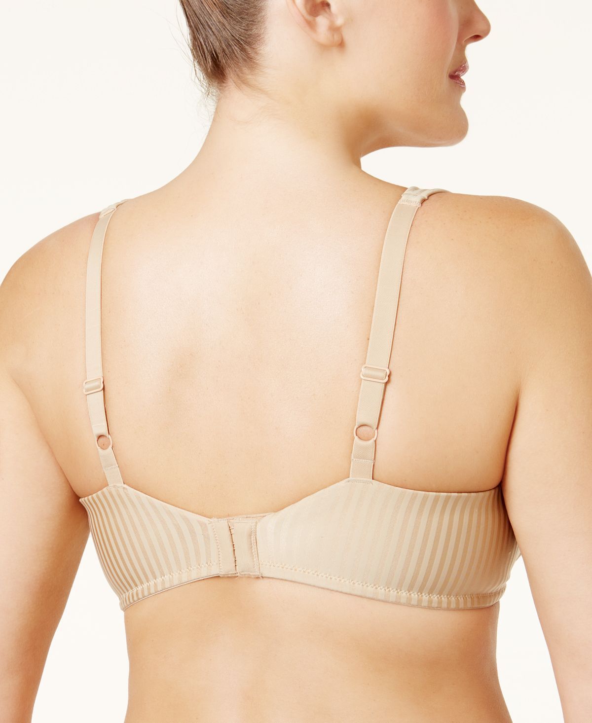 Playtex Secrets Perfectly Smooth Underwire Bra 4747 Nude Stripe- Nude 01