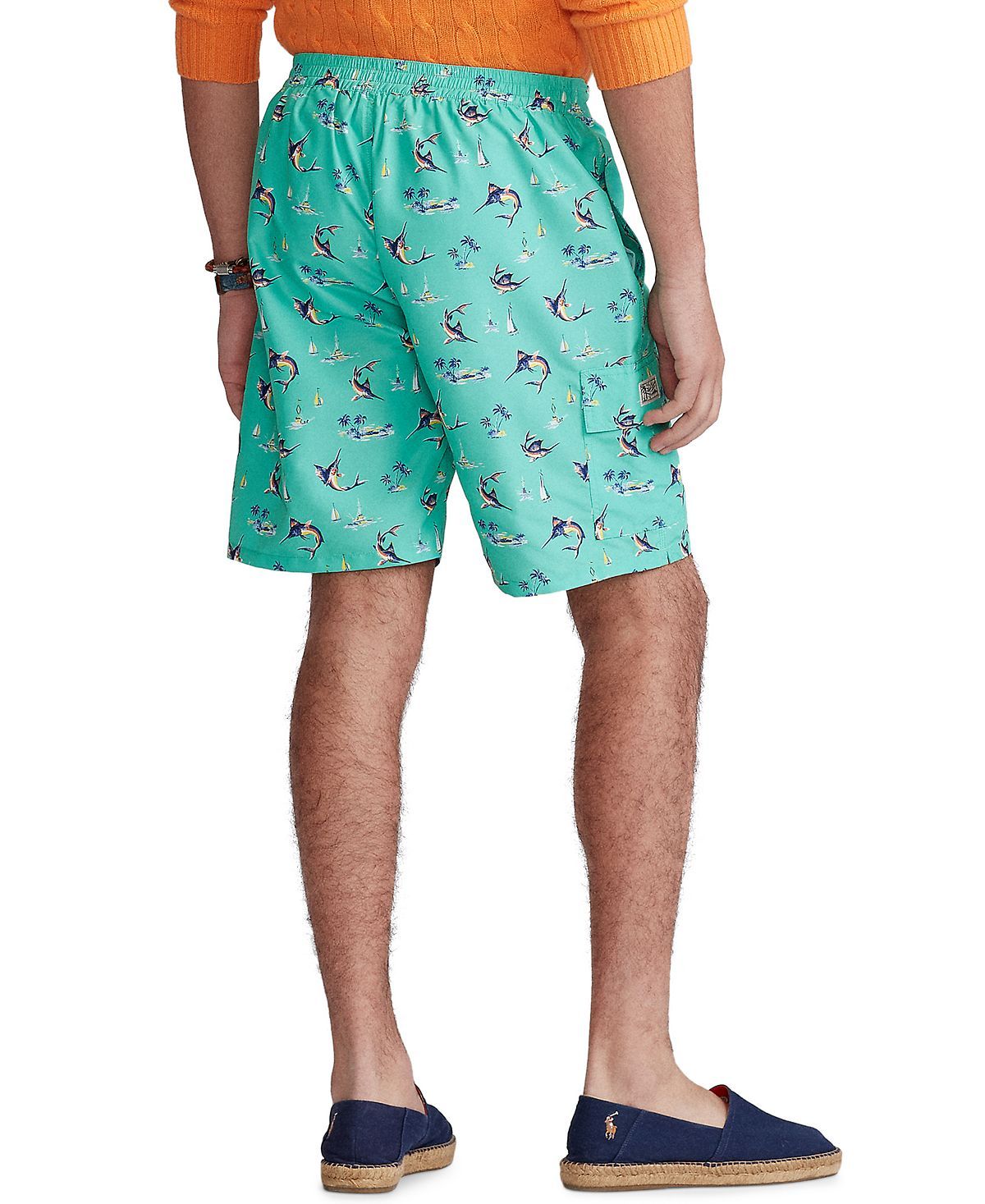 Polo Ralph Lauren 8.5-inch Kailua Swim Trunks Seafoam Marlin Boats