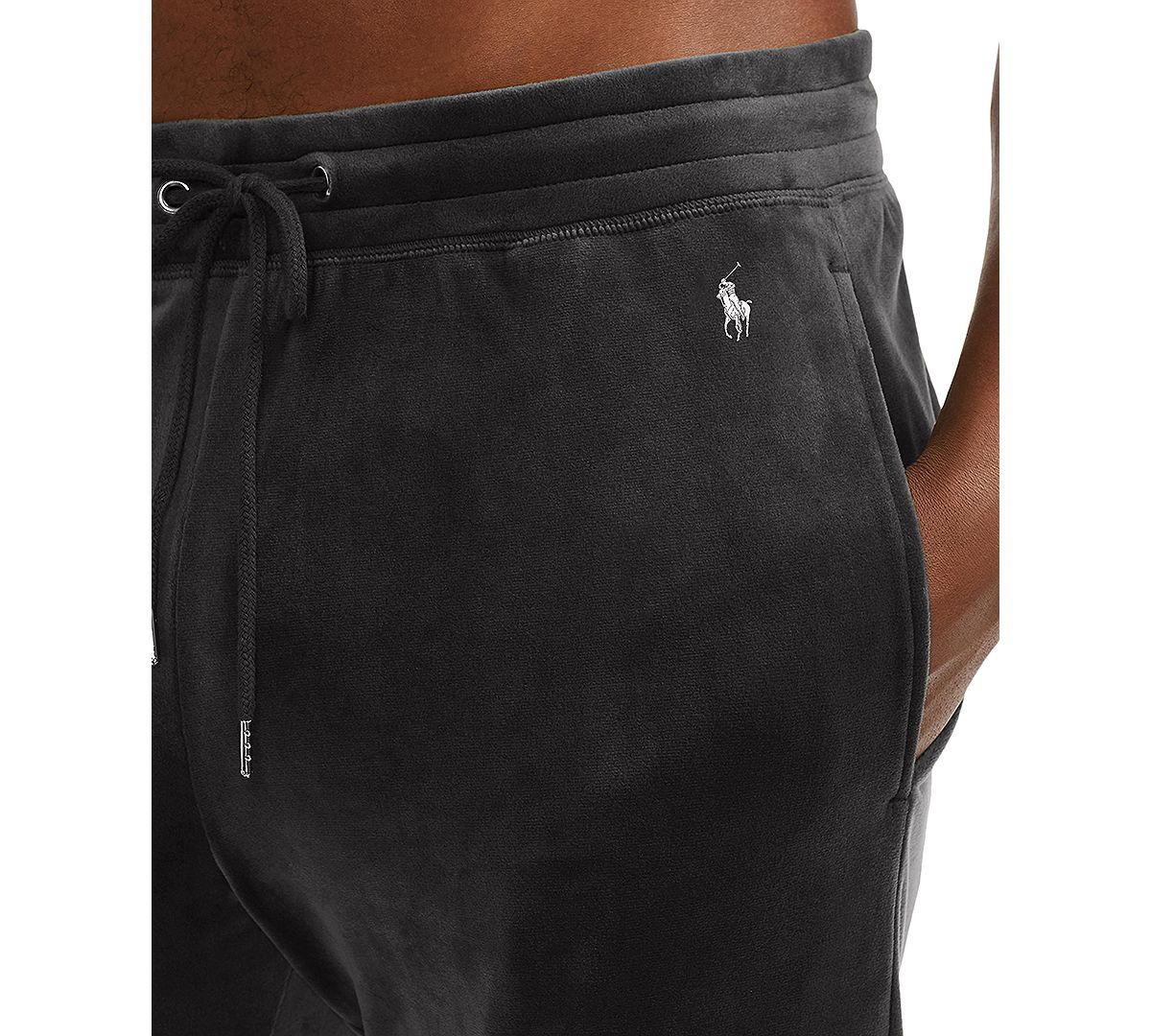 Polo Ralph Lauren Velour Sleep Pants Charcoal Grey