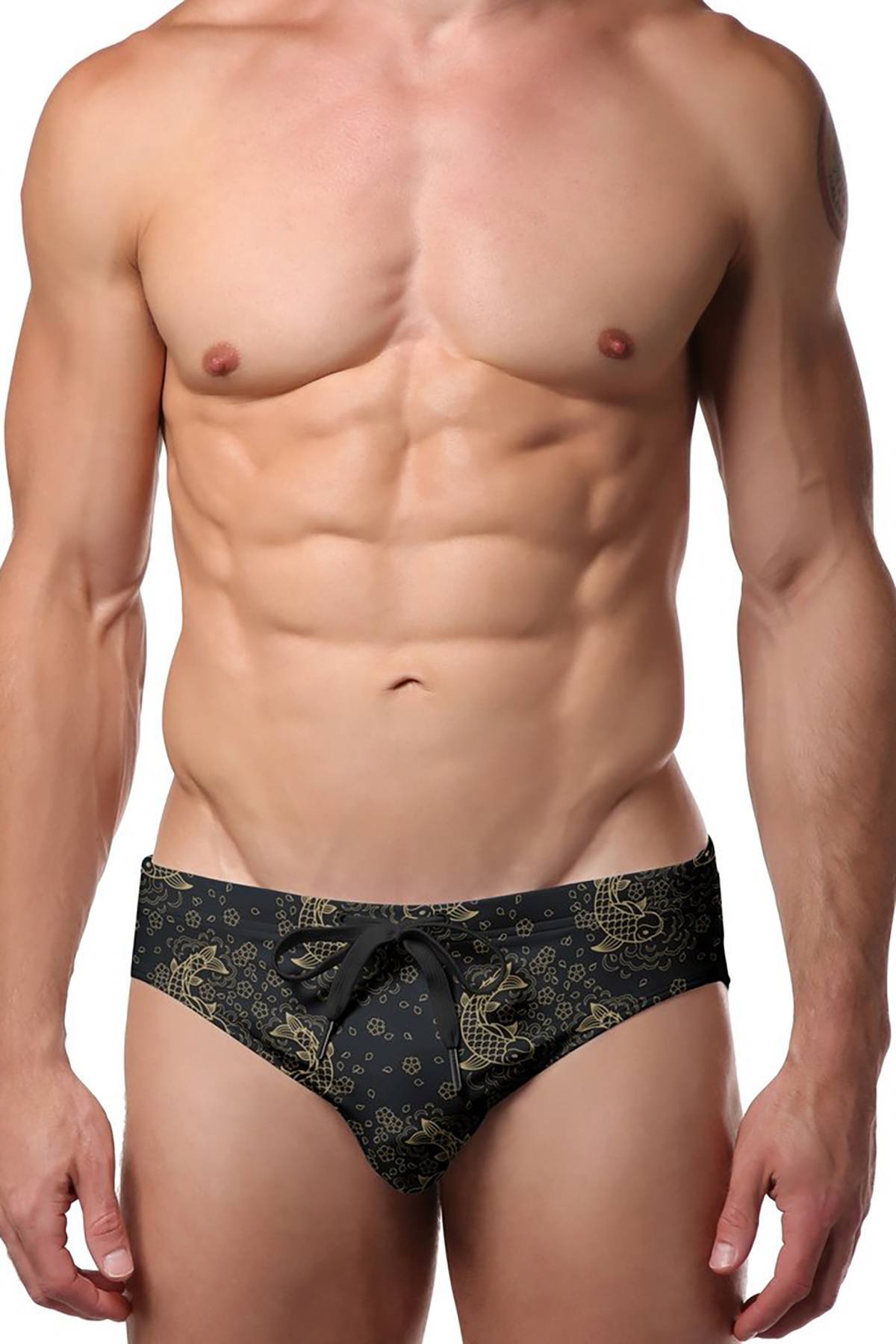 Pool Boy Koi Lines Swim Brief