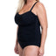 Profile By Gottex Plus Solid Tutti Frutti Wide Strap One-piece Swimsuit Black