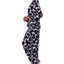 Refinery29 Printed Notch-collar Pajama Set White Print