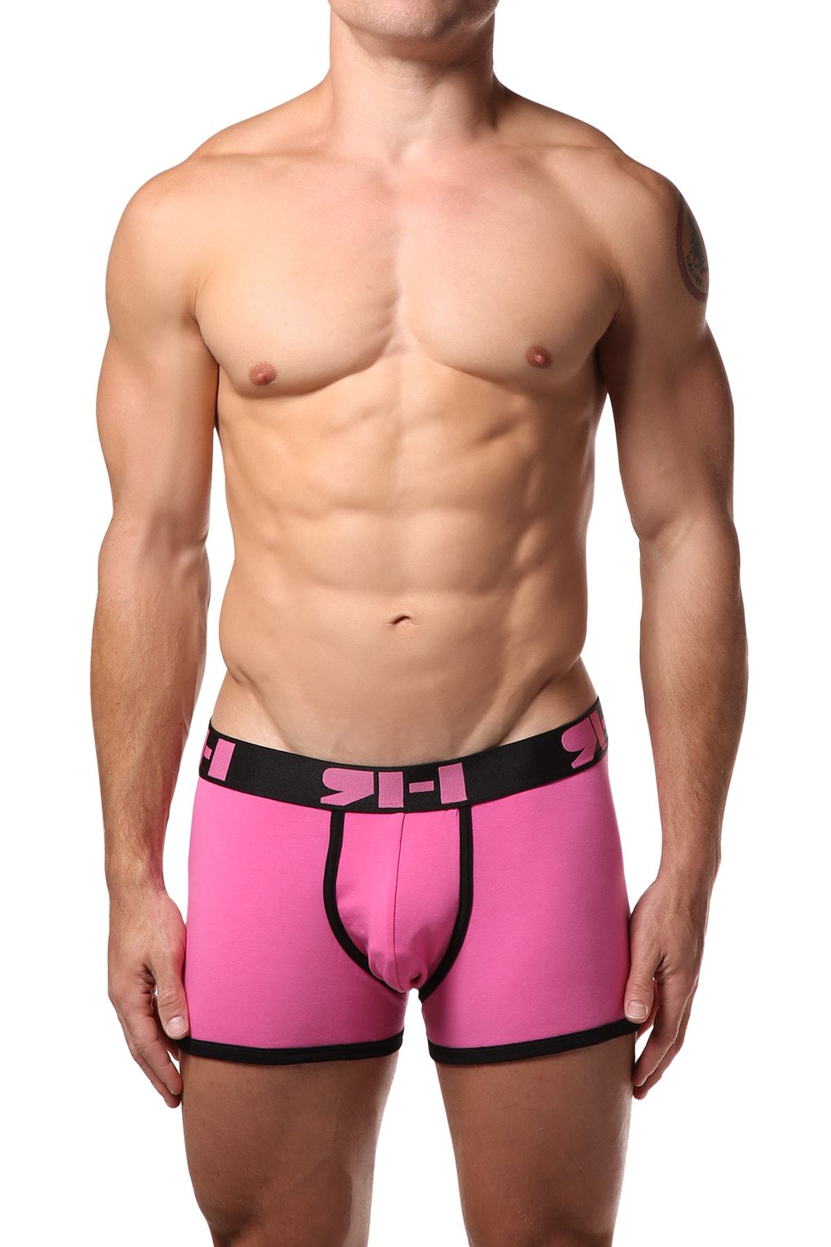 Richard Hunter Pink Initial Boxer Brief