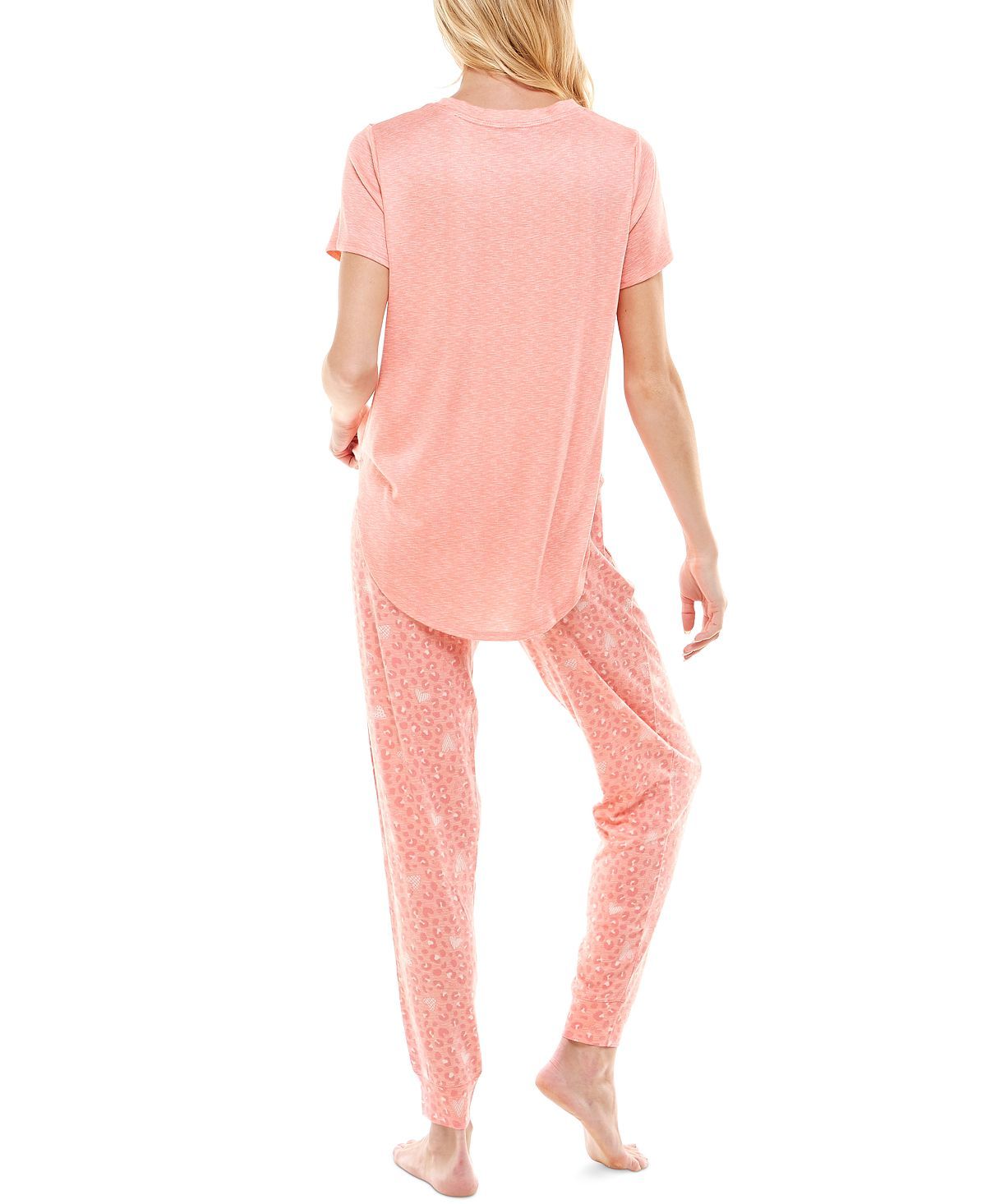 Roudelain Whisper Luxe Short-sleeve Top & Jogger Pants Pajama Set