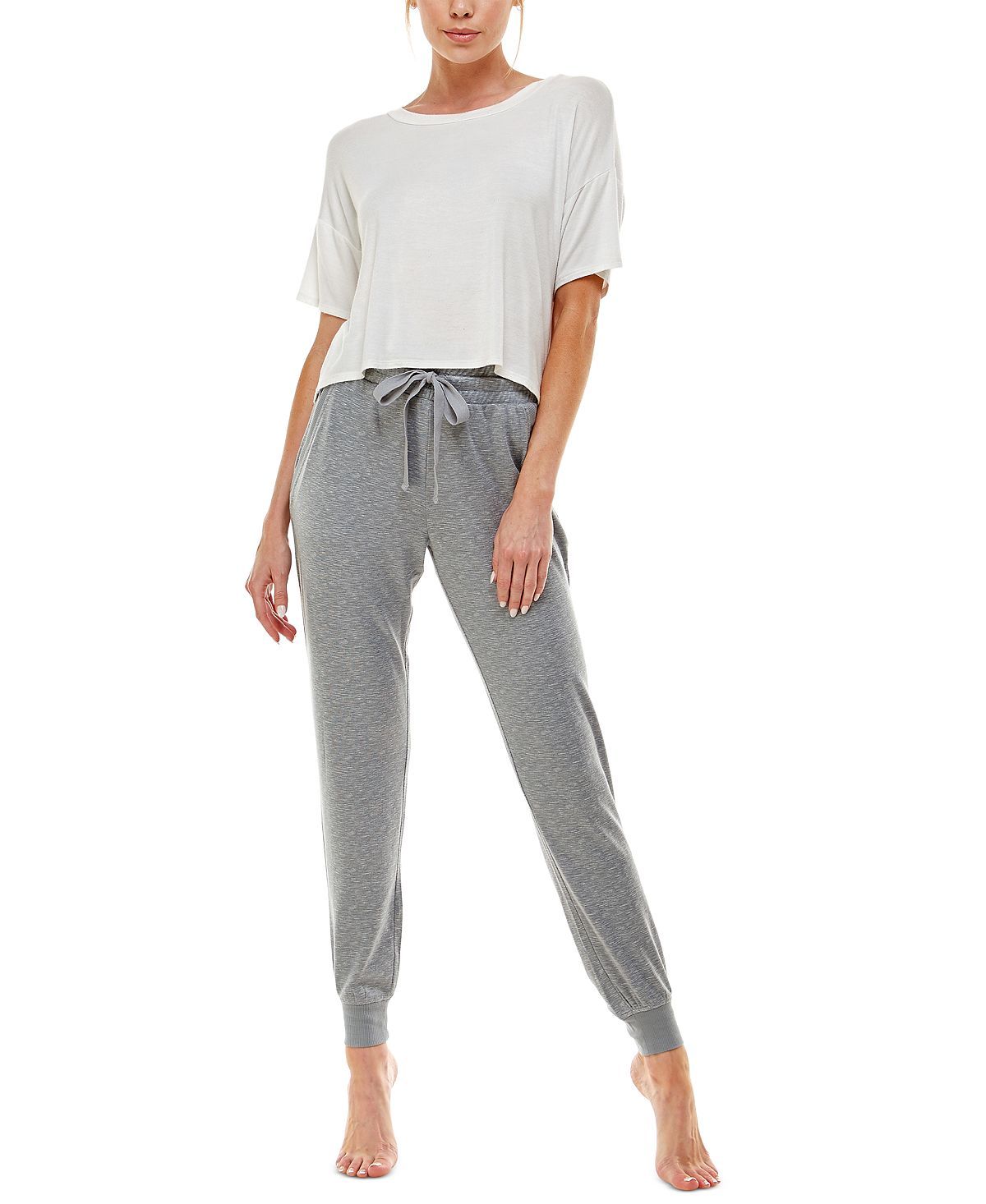 Roudelain Whisperluxe Jogger Pajama Bottoms Tradewinds Spac