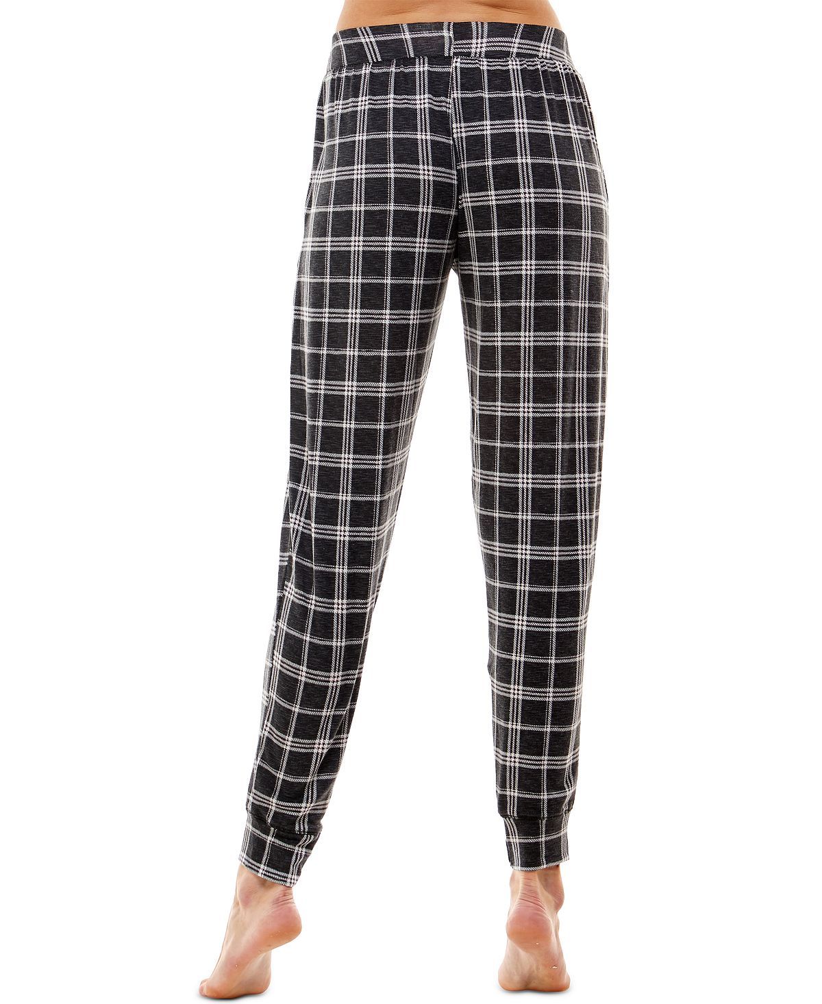 Roudelain Whisperluxe Printed Jogger Pajama Bottoms Brighton Plaid