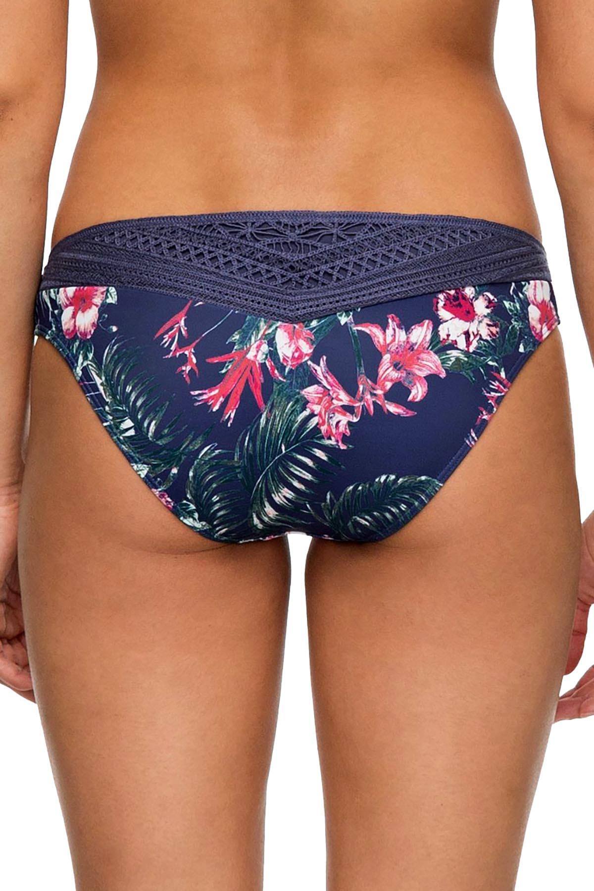 Roxy Arizona Dream 70's Bikini Bottom in Dark Blue