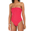 Roxy Juniors' Casual Mood Textured One-piece Swimsuit Cerise