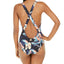 Roxy Juniors' Printed Beach Classics One-piece Swimsuit Anthracite Tropicoco