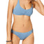 Roxy Softly Love 70's Bikini Bottom in Blue Shadow