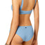 Roxy Softly Love 70's Bikini Bottom in Blue Shadow