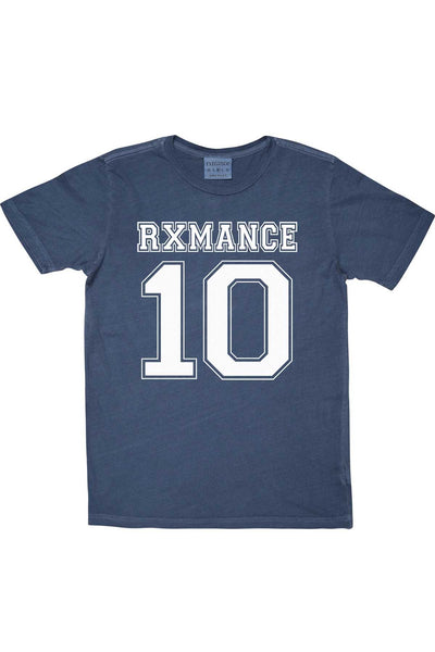 Rxmance Unisex Denim Blue 'Jersey' Tee