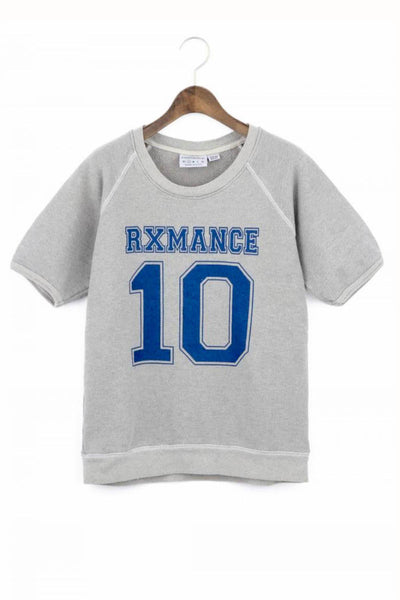 Rxmance Unisex Grey Jersey Short Sleeve Sweatshirt