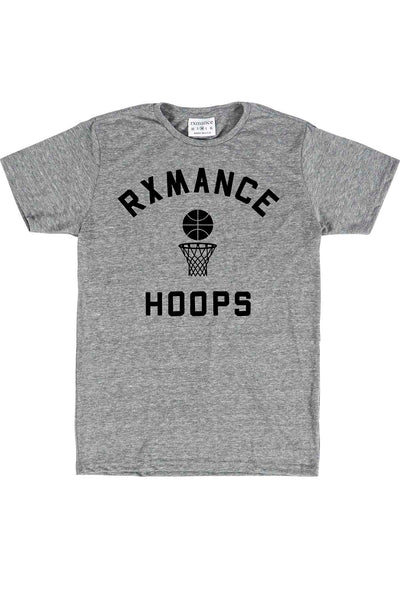 Rxmance Unisex Heather Grey 'Hoops' Tee