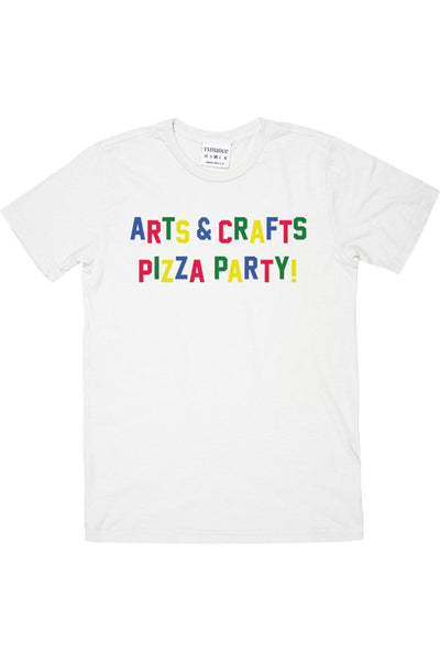 Rxmance Unisex White 'Arts And Crafts' Tee