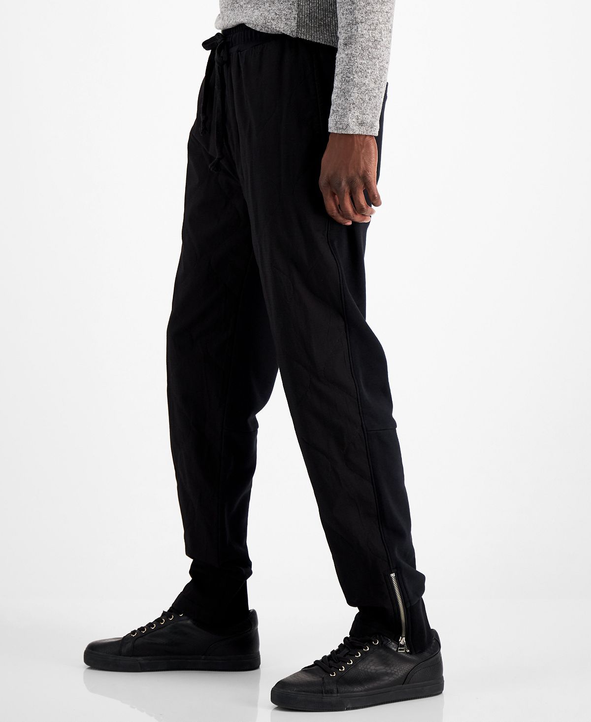 Sanctuary Quilted Ripstop Pants Black