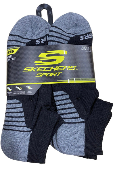 Sketchers Men's Black/Grey Performance Socks