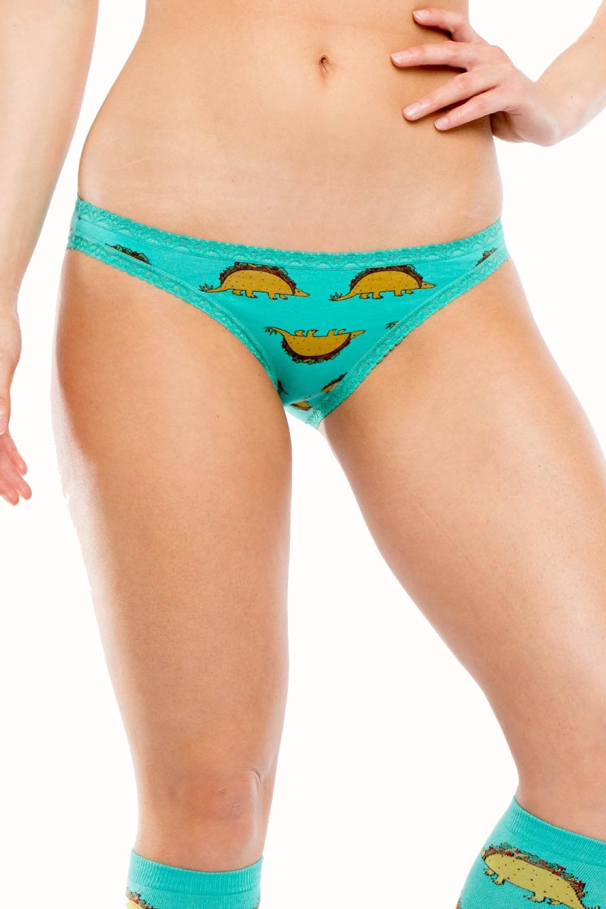 Sock It To Me Tacosauruas Low-Rise Bikini Brief