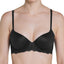 Spanx undie-tectablelightly Lined Underwire Demi T-shirt Bra Very Black