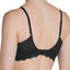 Spanx undie-tectablelightly Lined Underwire Demi T-shirt Bra Very Black