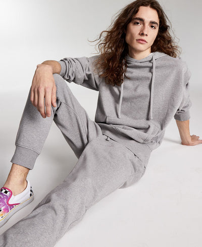 Sun + Stone Sun + Stone Garment-washed Fleece Joggers Light Pewter