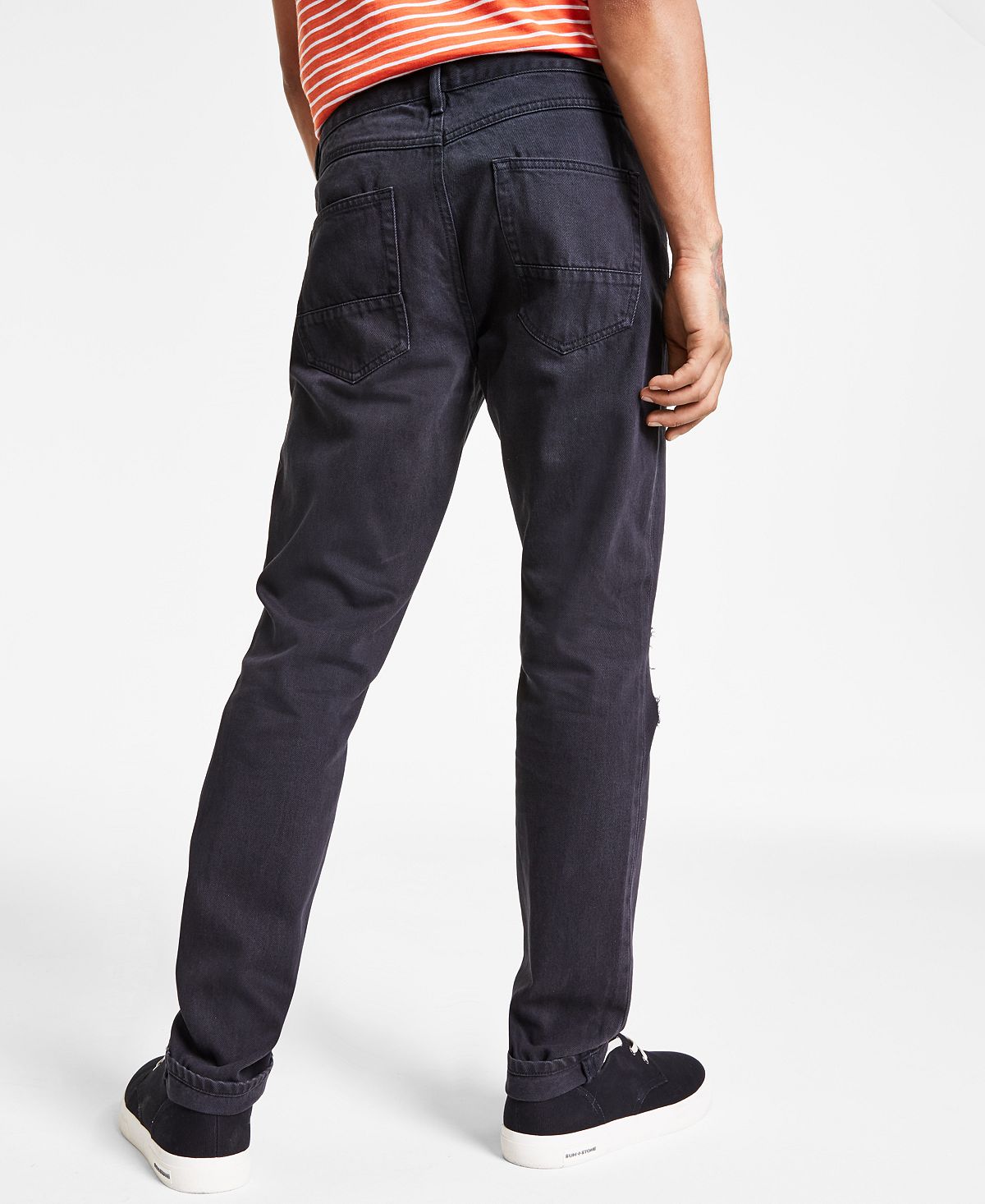 Sun + Stone Sun + Stone Slim-fit Joey Jeans Obsidian W