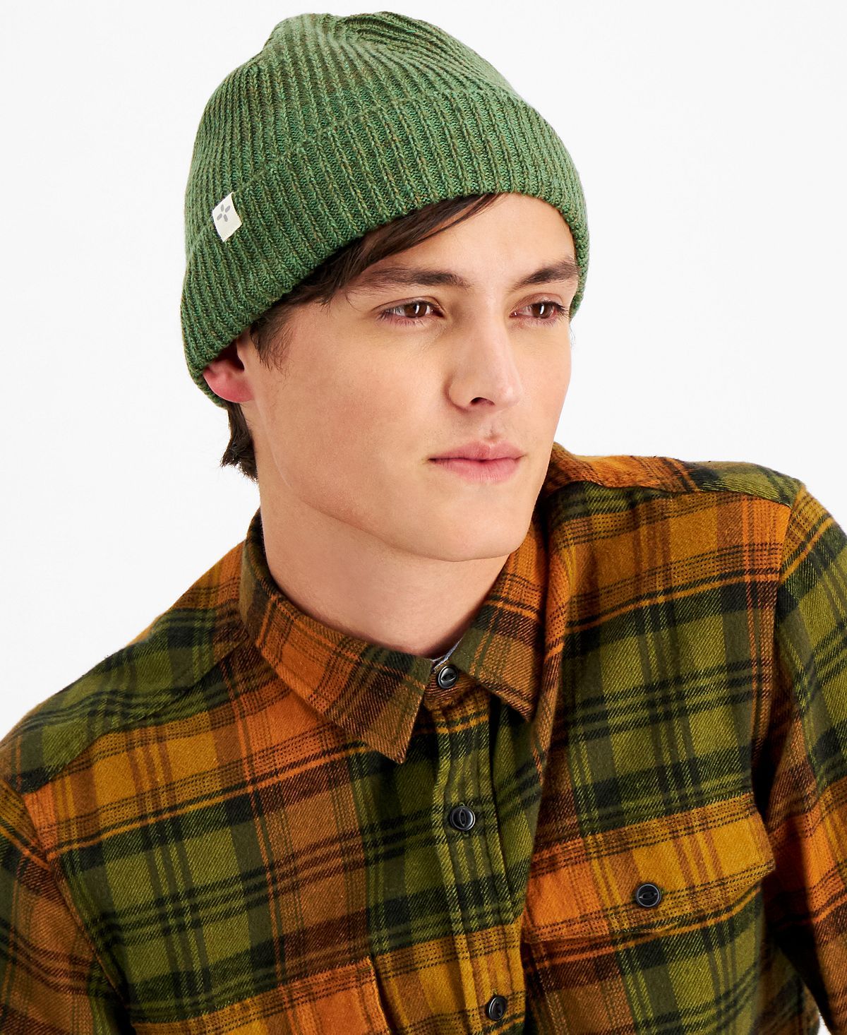 Sun + Stone Sun + Stone Solid Beanie Green