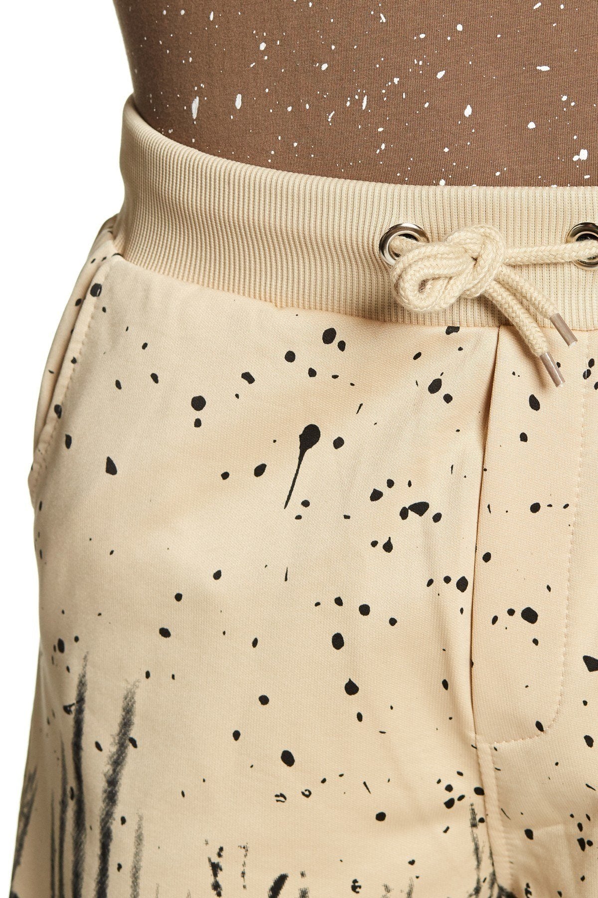 Tailored Recreation Premium Beige Splatter Patch Short