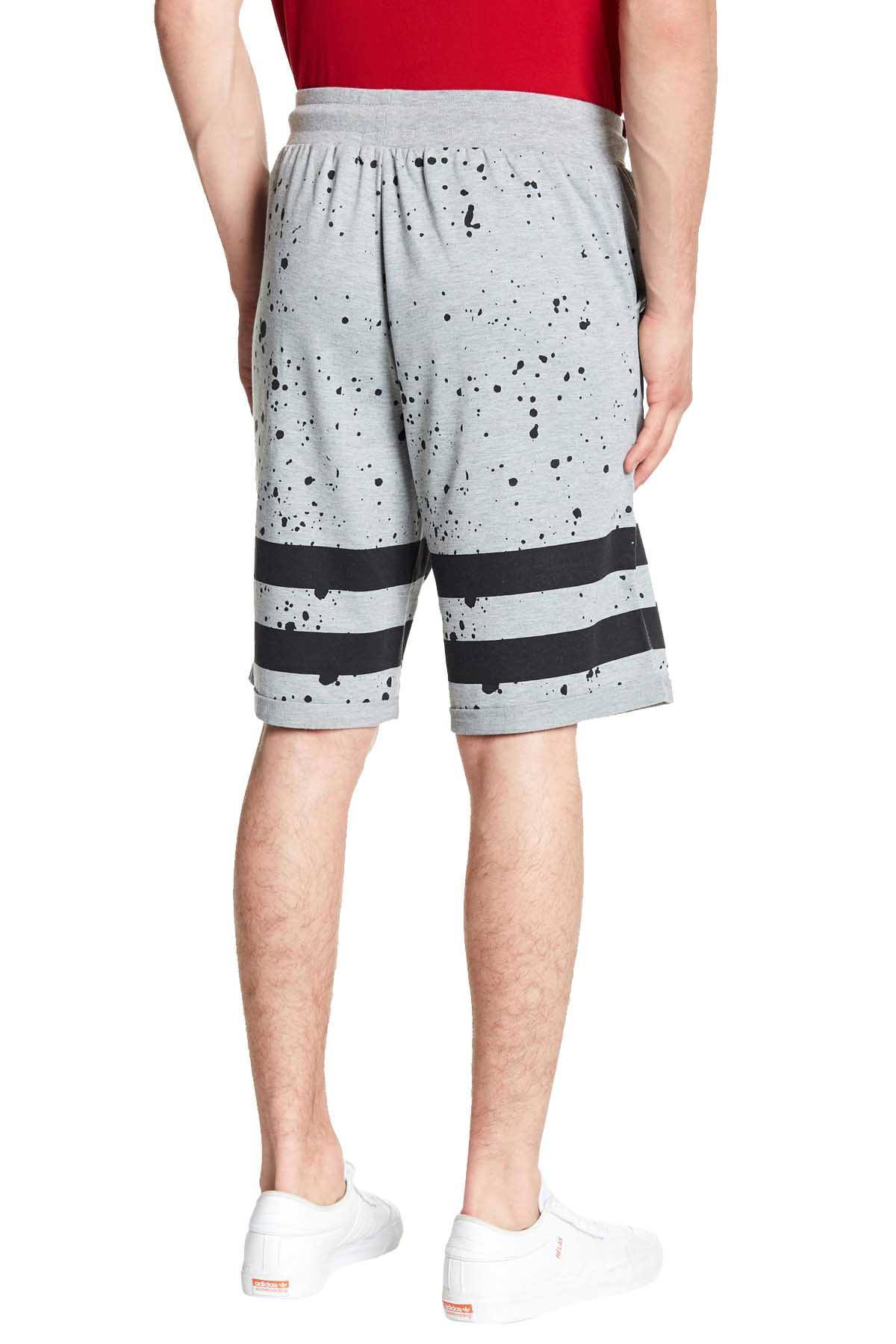 Tailored Recreation Premium Grey Splatter Striped Short