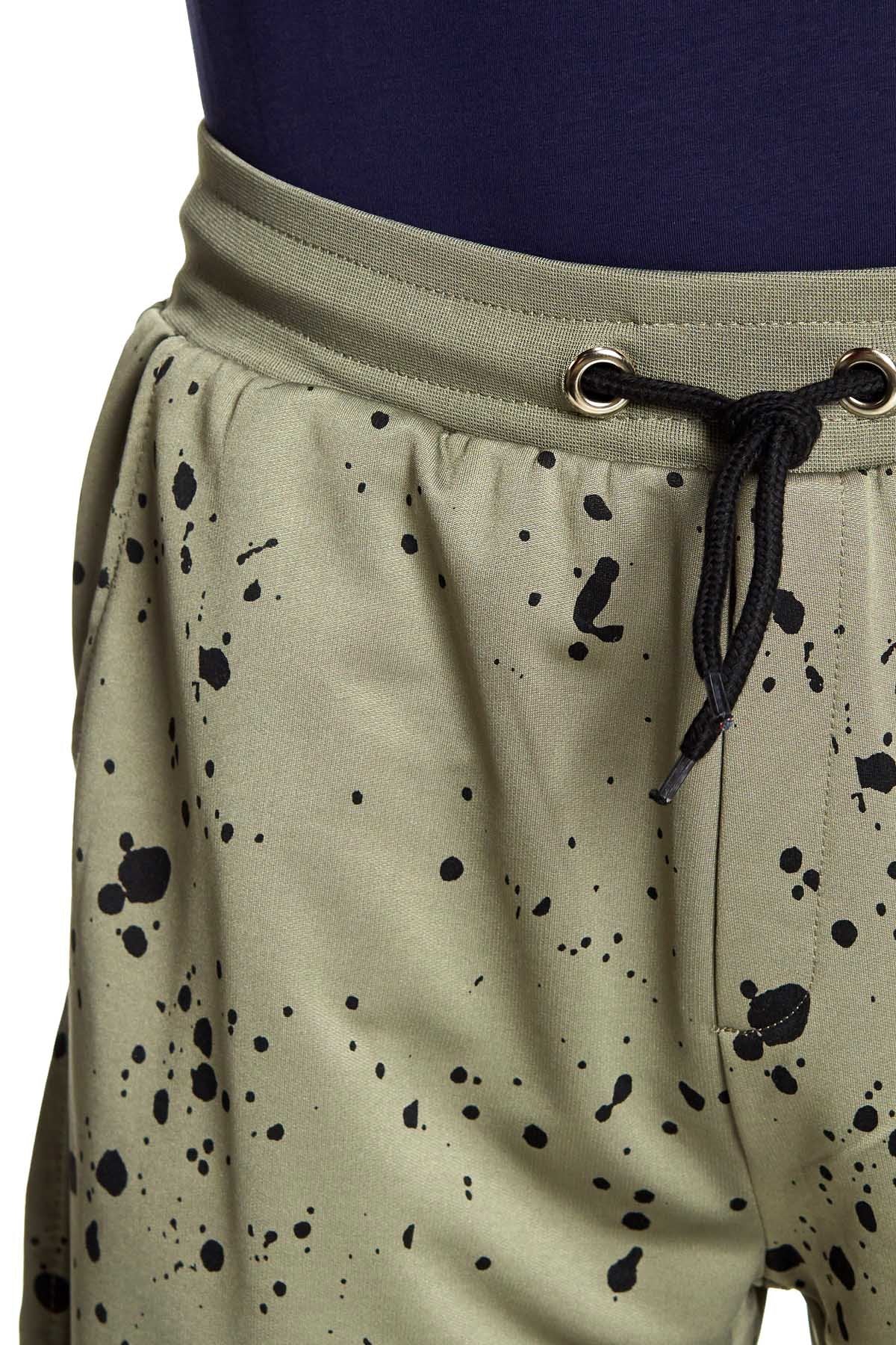 Tailored Recreation Premium Olive Splatter Striped Short