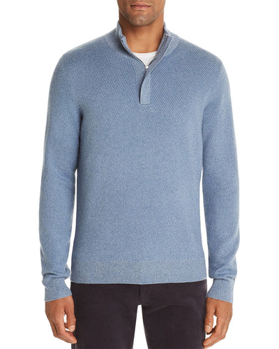 The Men's Store Marled Half-zip Sweater Blue Combo