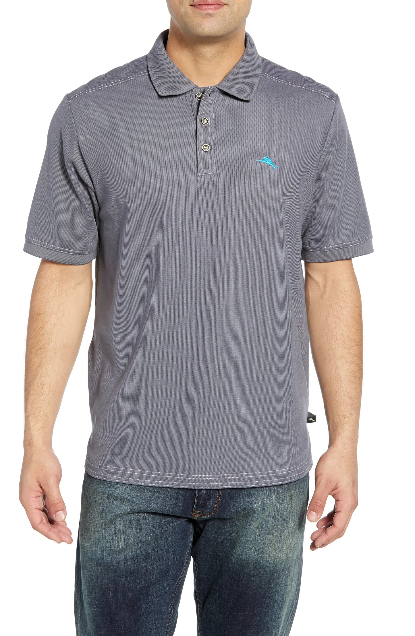 Tommy Bahama Men's Emfielder 2.0 Islandzone Performance Polo Blue