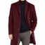 Tommy Hilfiger Addison Wool-blend Trim Fit Overcoat Red