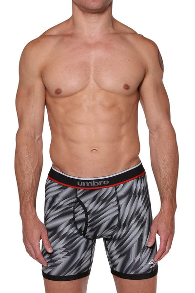 Umbro Charcoal/LightGrey Performance Boxer Brief