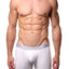 Undergear White Heather-Band Boxer Brief