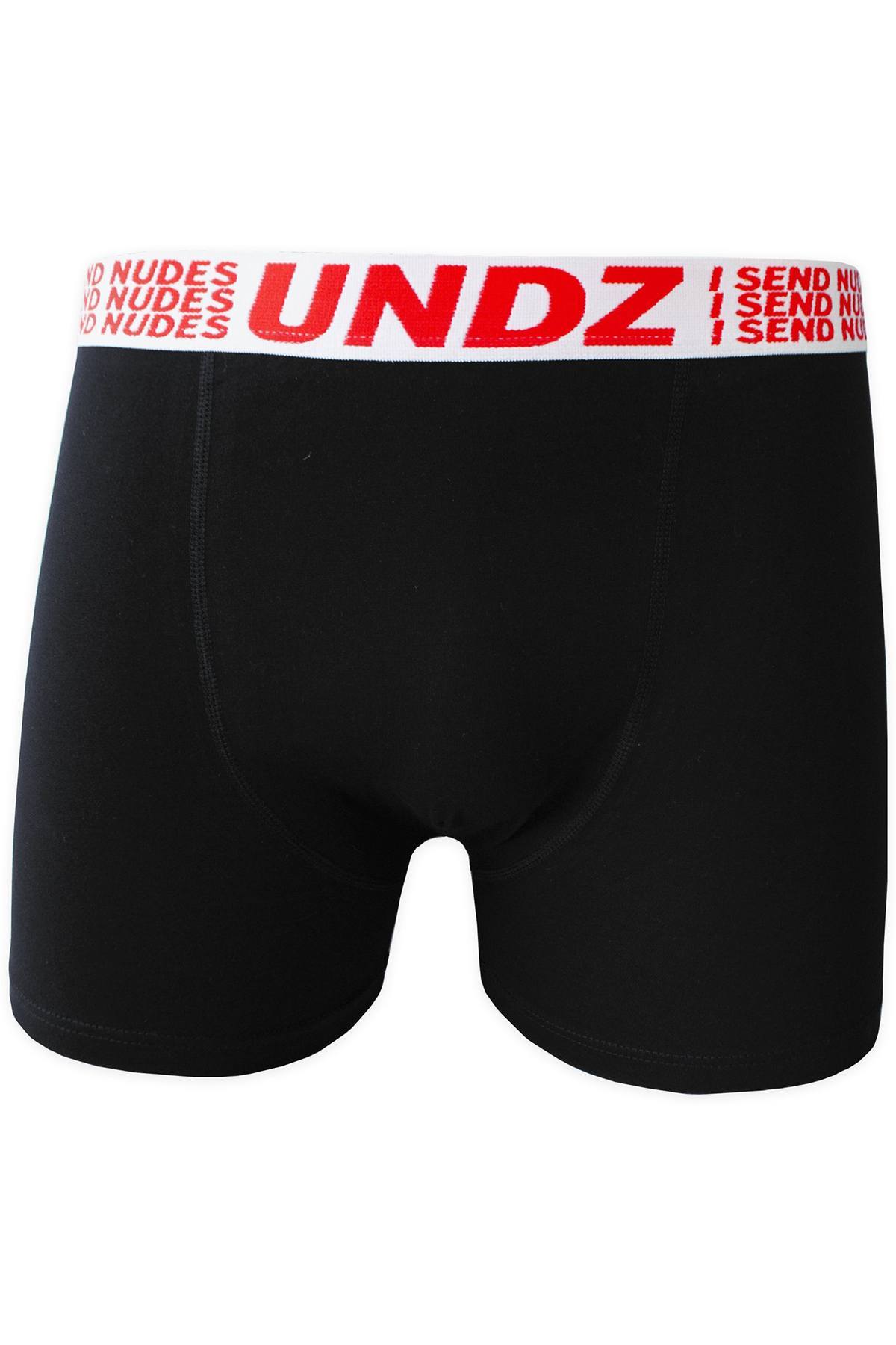 Undz I Send Nudes Black Boxer Brief