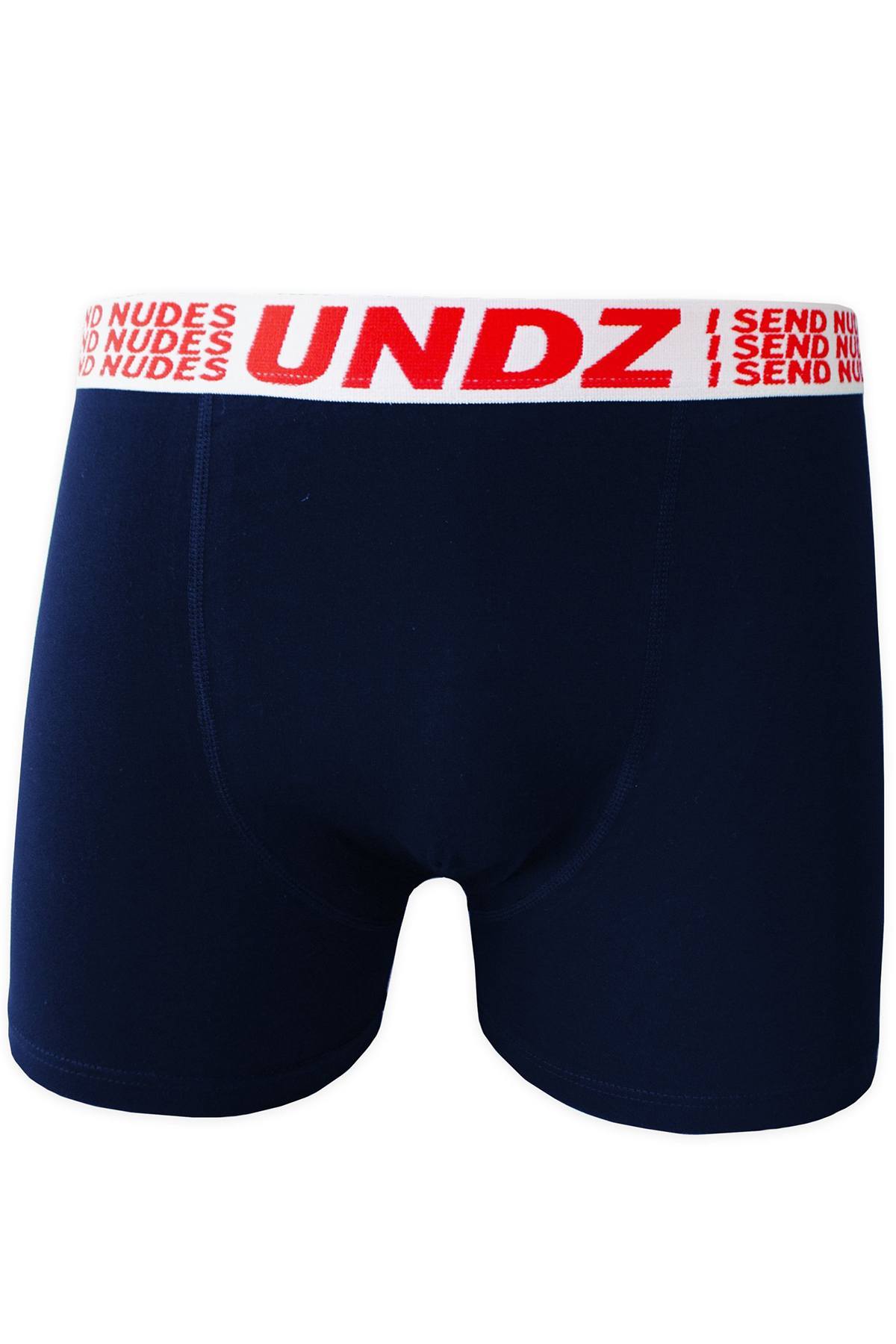 Undz I Send Nudes Navy Boxer Brief